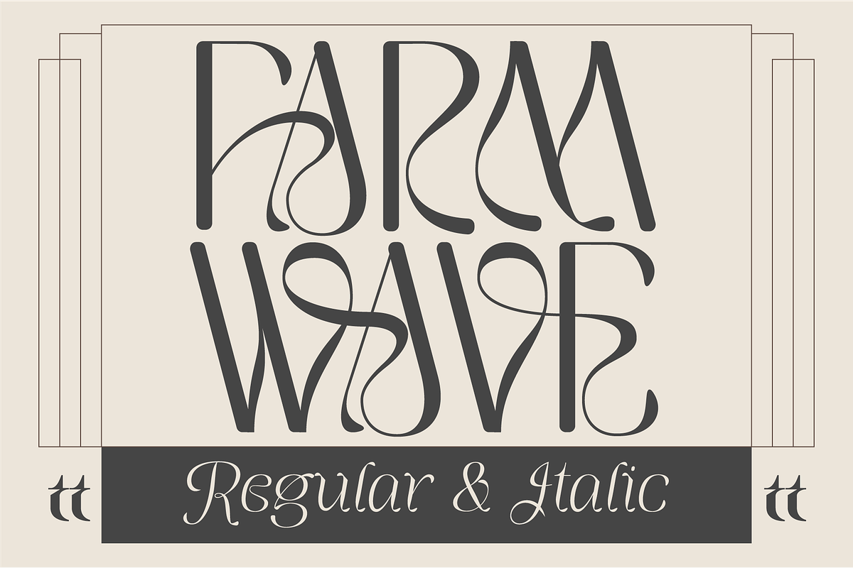 Farm Wave - Regular & Italic Free Download Free Download