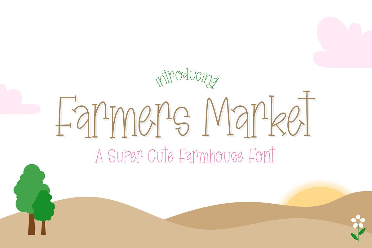 Farmers Market Font Free Download Free Download