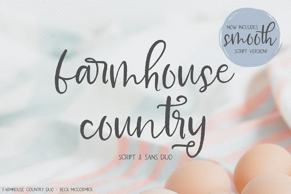 Farmhouse Country Rustic Font Duo Free Download Free Download