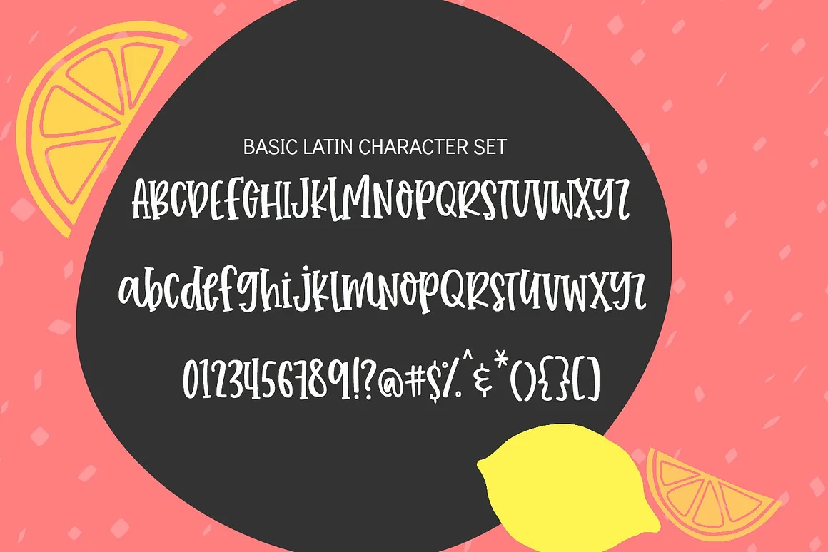 Farmhouse Lemonade Handwritten Font