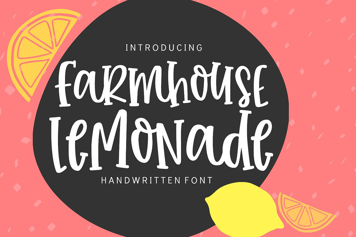 Farmhouse Lemonade Handwritten Font Free Download