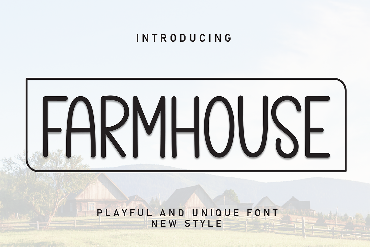 Farmhouse | Script Font Free Download Free Download