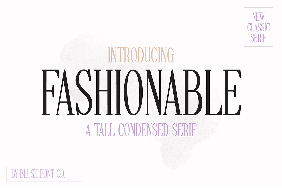 FASHIONABLE Tall Condensed Serif Free Download Free Download