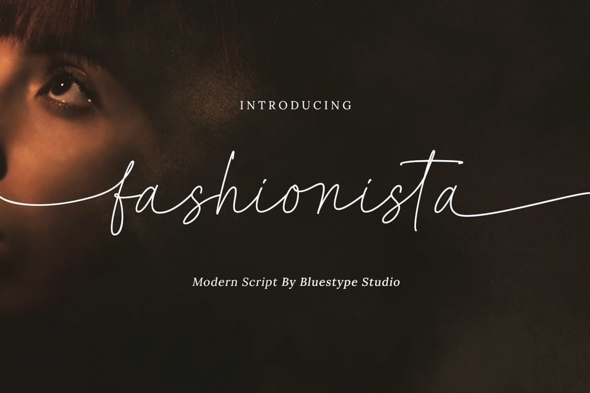 fashionista - modern script font Free Download Free Download