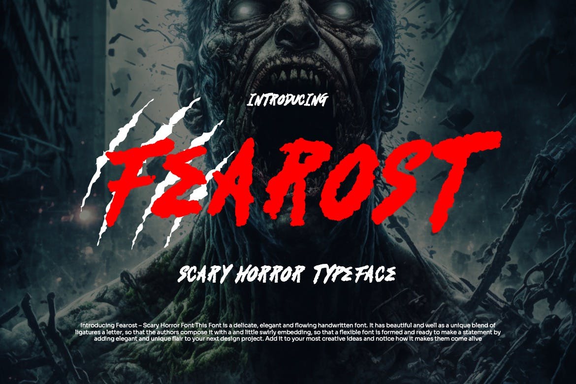 Fearost - Scary Horror Font Free Download