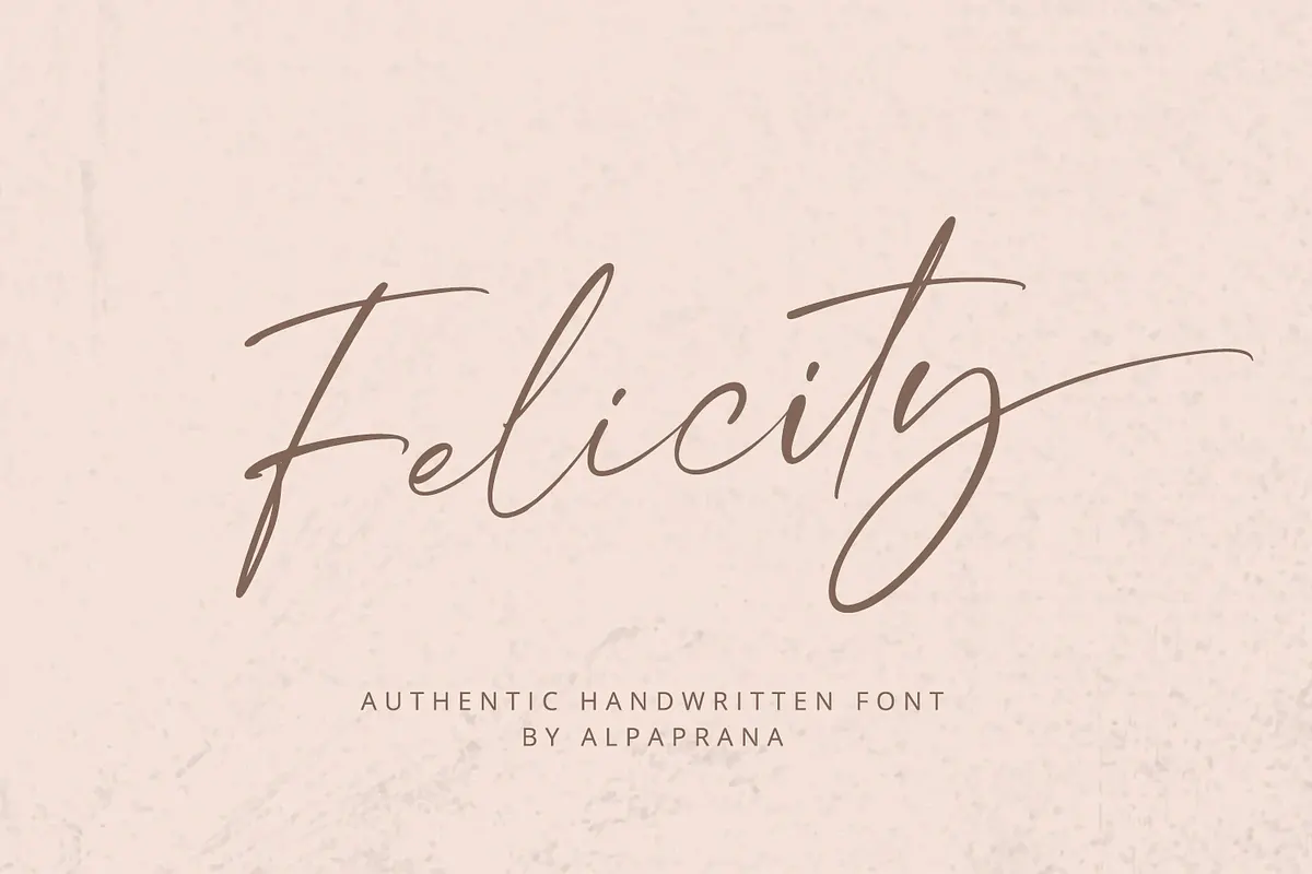 Felicity - Handwritten Font Free Download Free Download