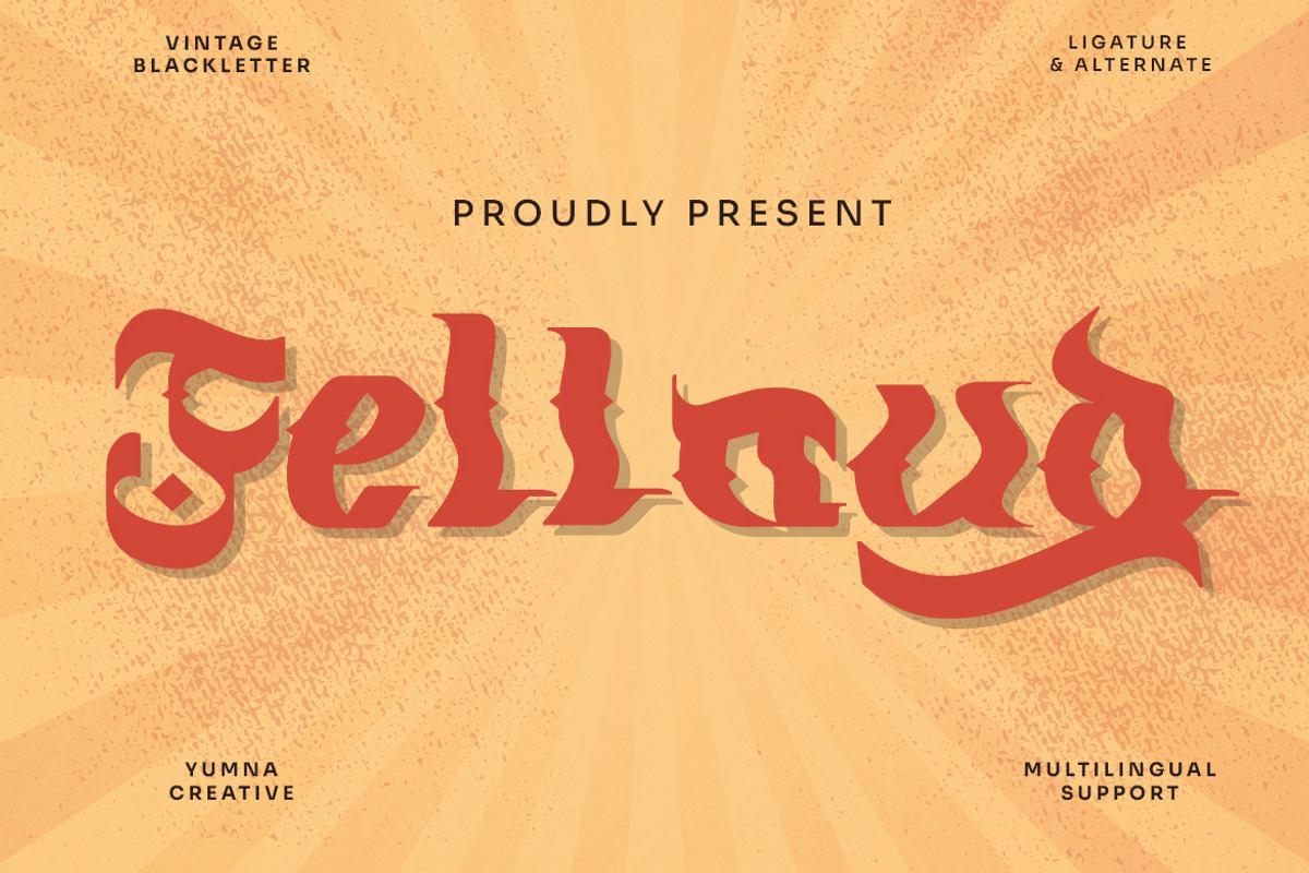 Fellaud - Vintage Blackletter Font Free Download Free Download