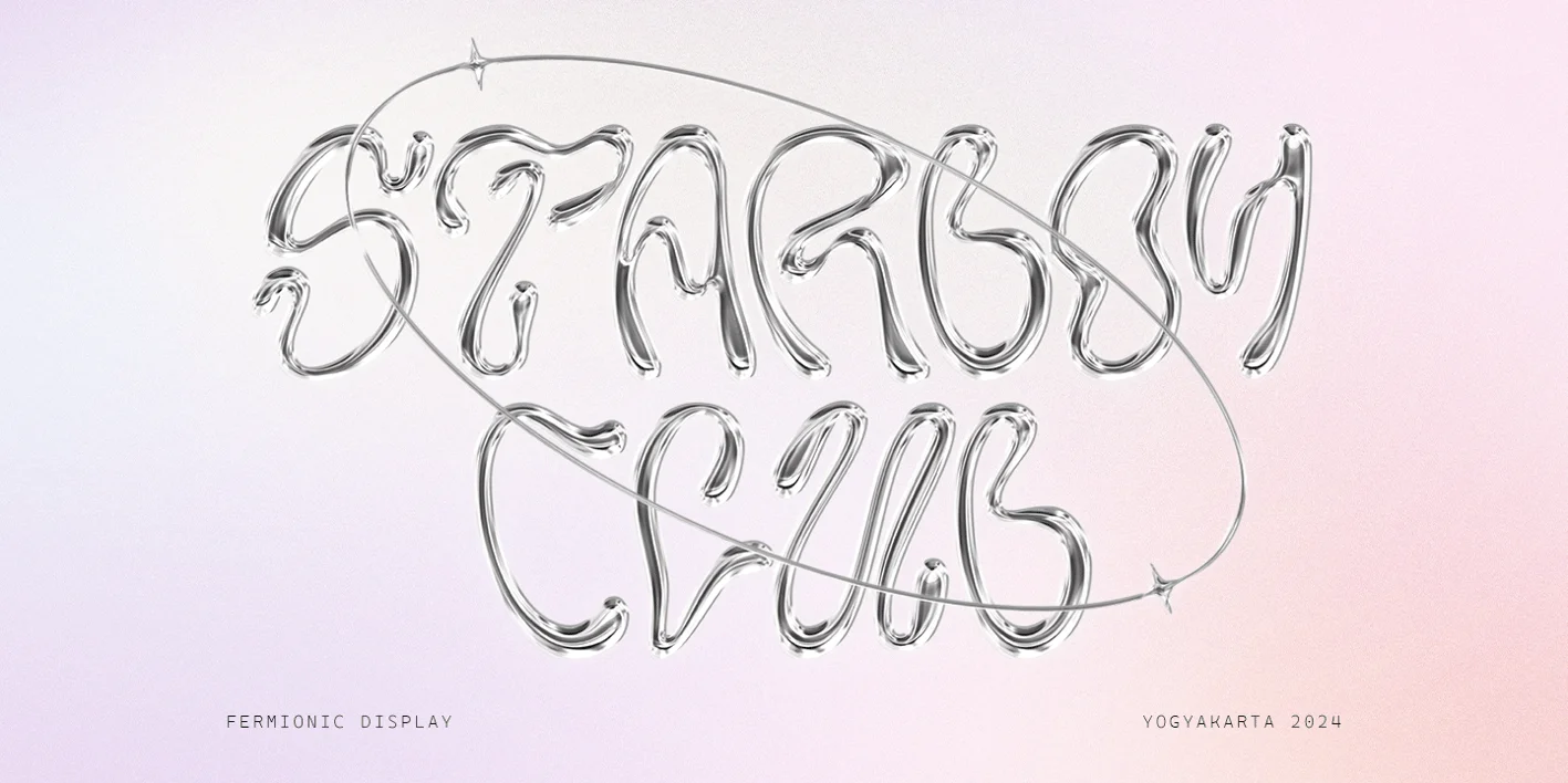 Fermionic Font