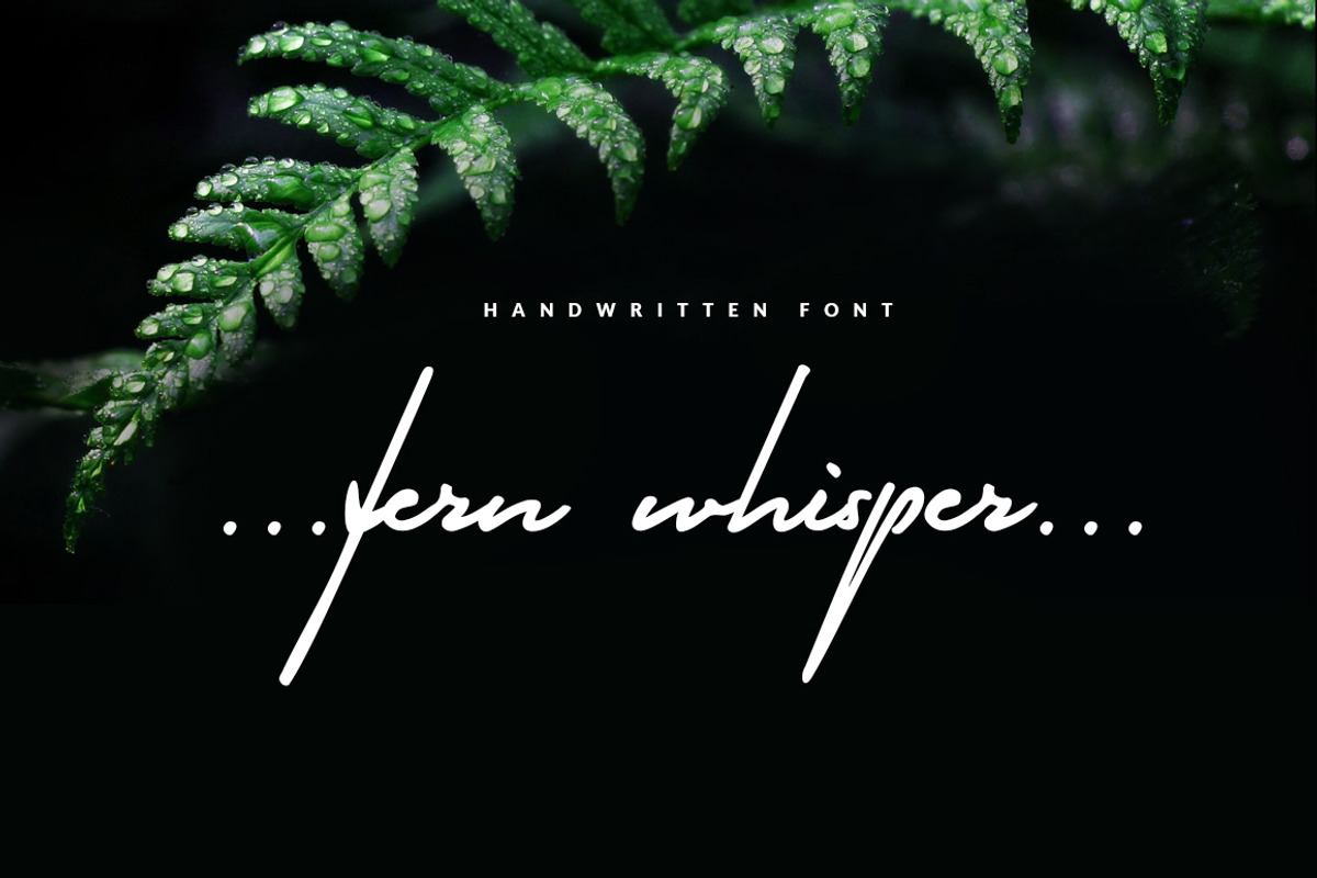 Fern Whisper - classy signature font Free Download Free Download