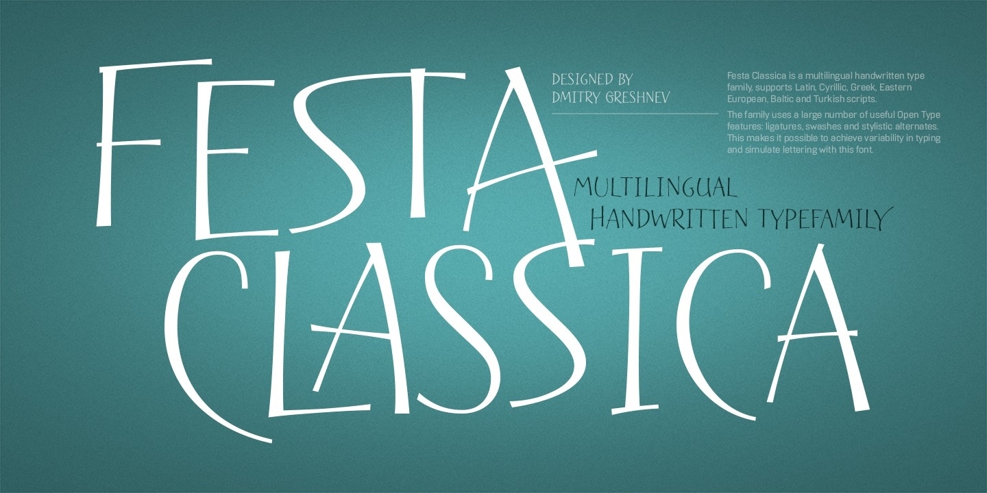 Festa Classica Font Free Download