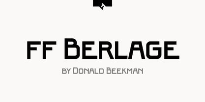 FF Berlage Beurs Font Free Download