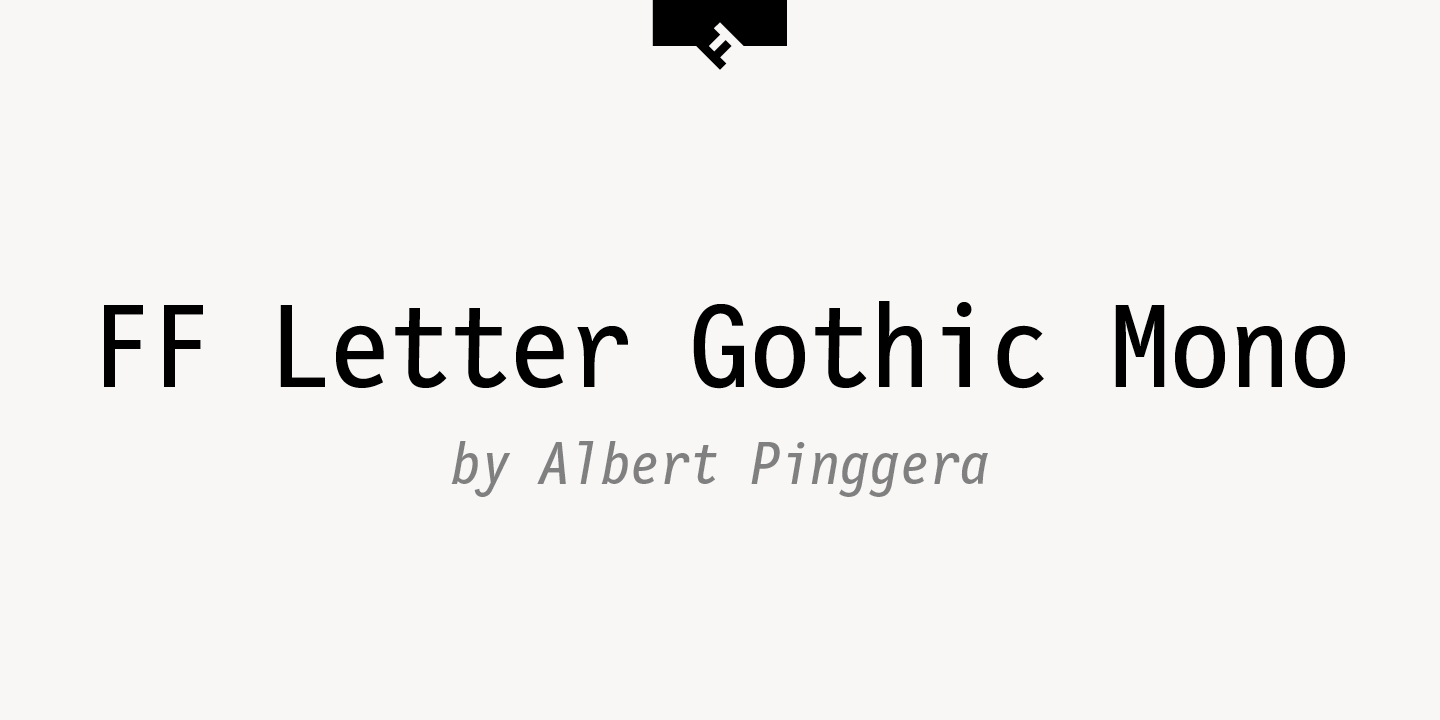 FF Letter Gothic Mono Free Download Free Download