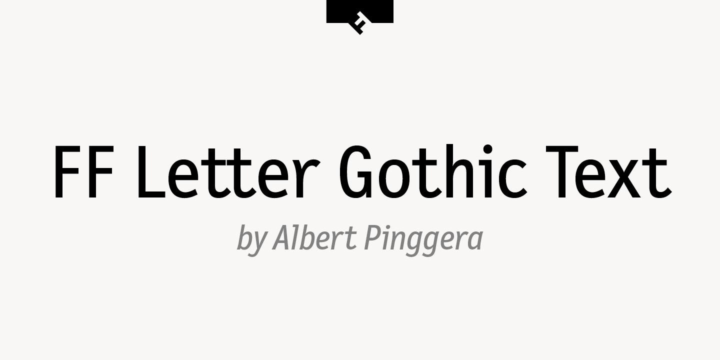 FF Letter Gothic Text Free Download Free Download