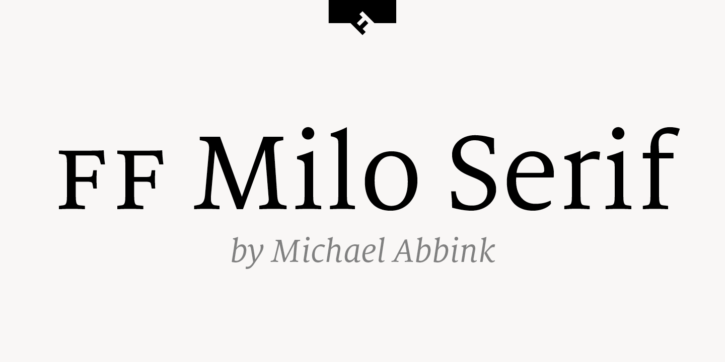 FF Milo Serif Free Download Free Download