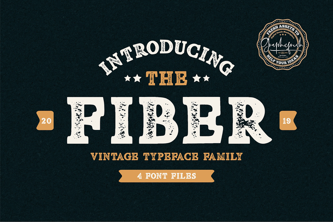 Fiber - Vintage Serif Font Free Download