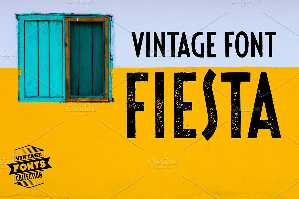 Fiesta - 2 vintage fonts Free Download Free Download