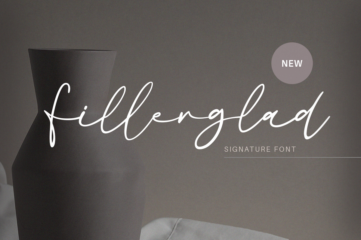 Fillerglad Font Free Download