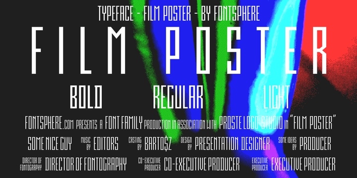 Film Poster Font Free Download