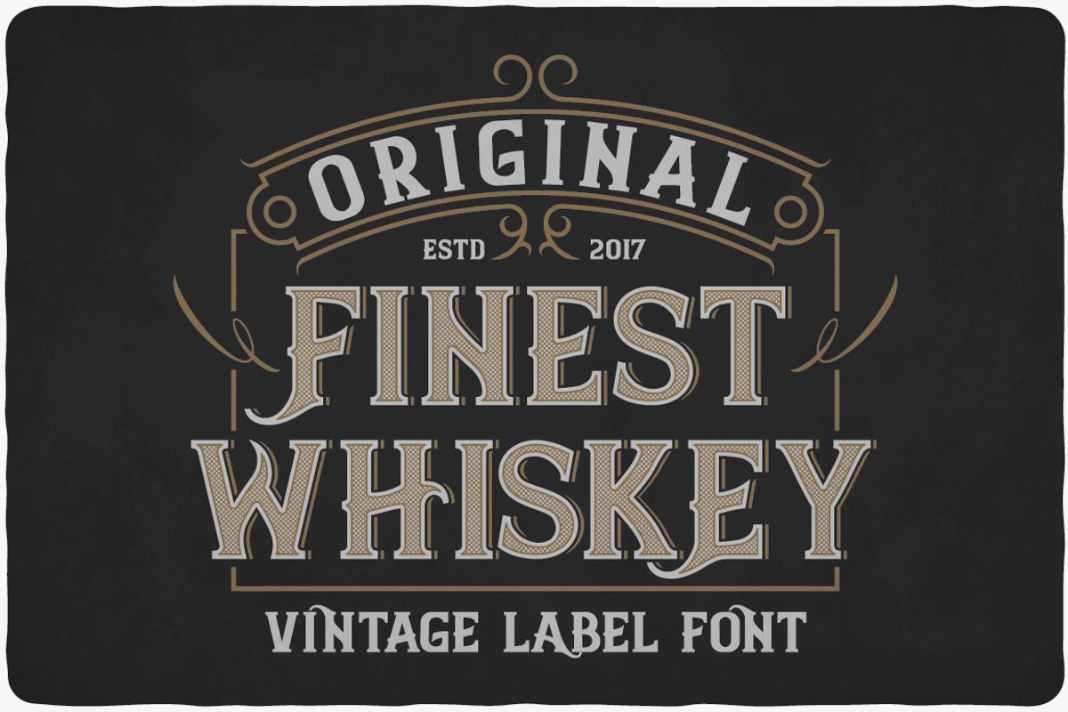 Finest Whiskey Font Free Download Free Download