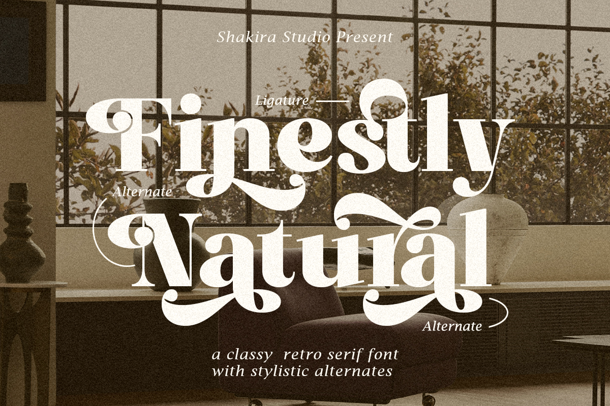 Finestly Natural - Retro Serif Free Download Free Download