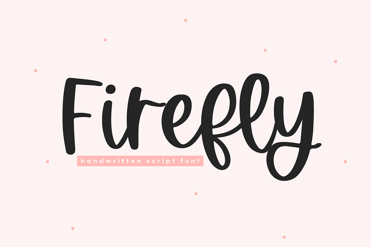 Firefly | Handwritten Script Font Free Download Free Download