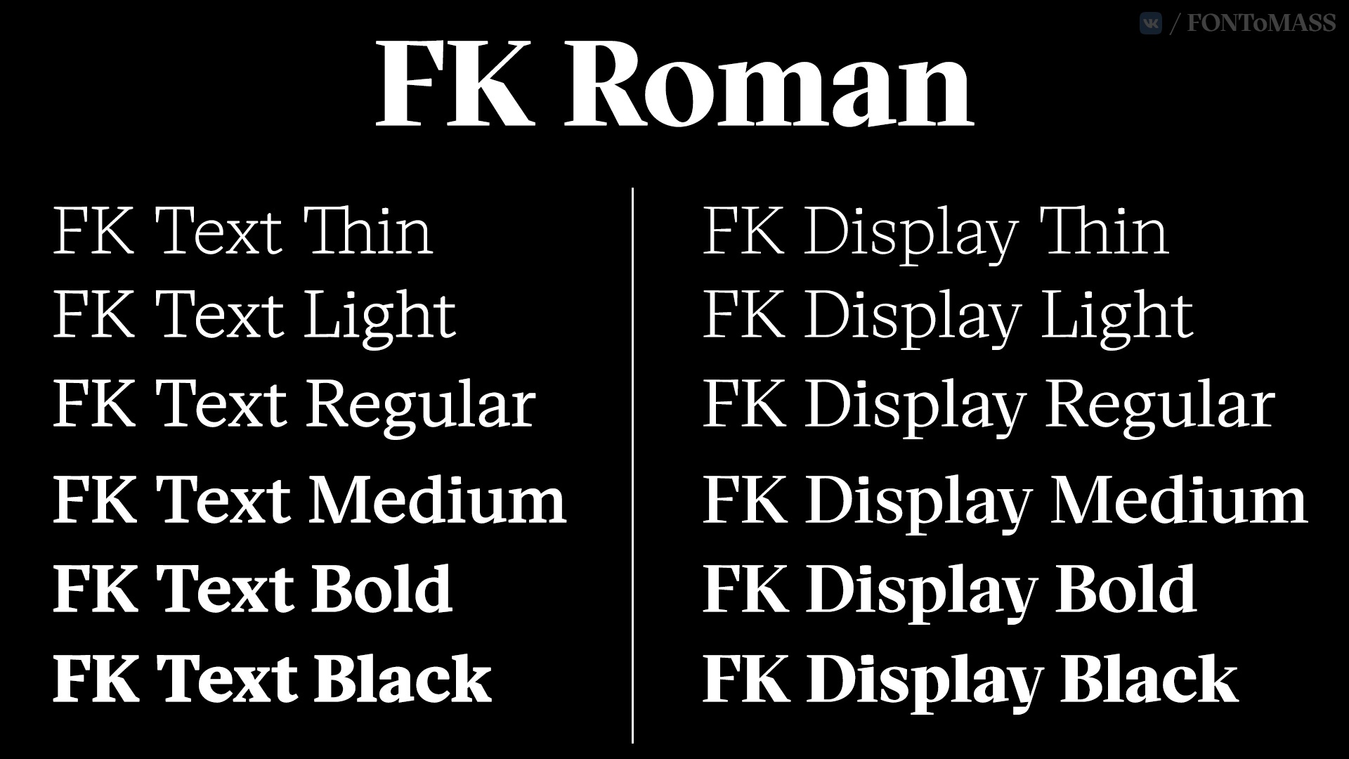 FK Roman Font Free Download