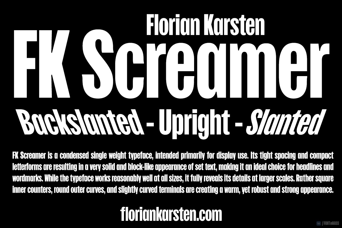 FK Screamer Font Free Download