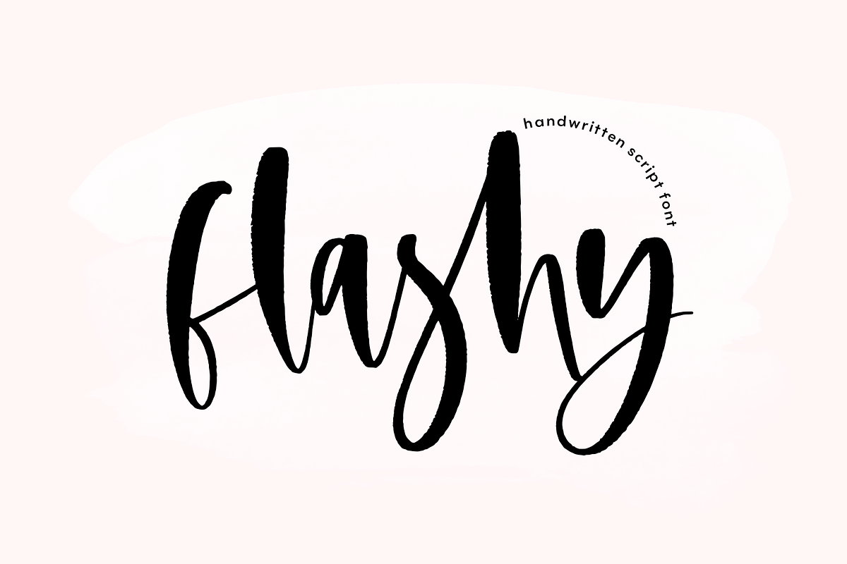 Flashy | Handwritten Script Font Free Download Free Download