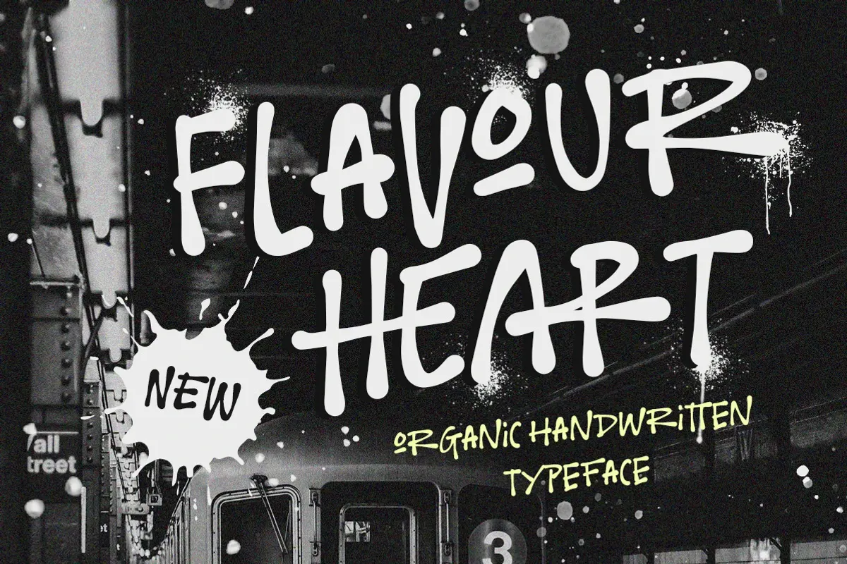 Flavour Heart - Organic Handwritten Free Download Free Download