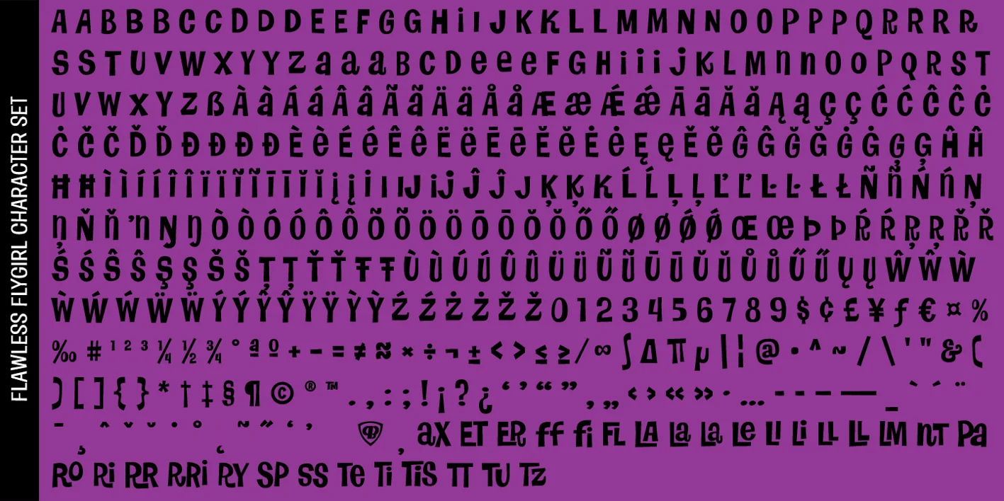 Flawless Flygirl PB Font