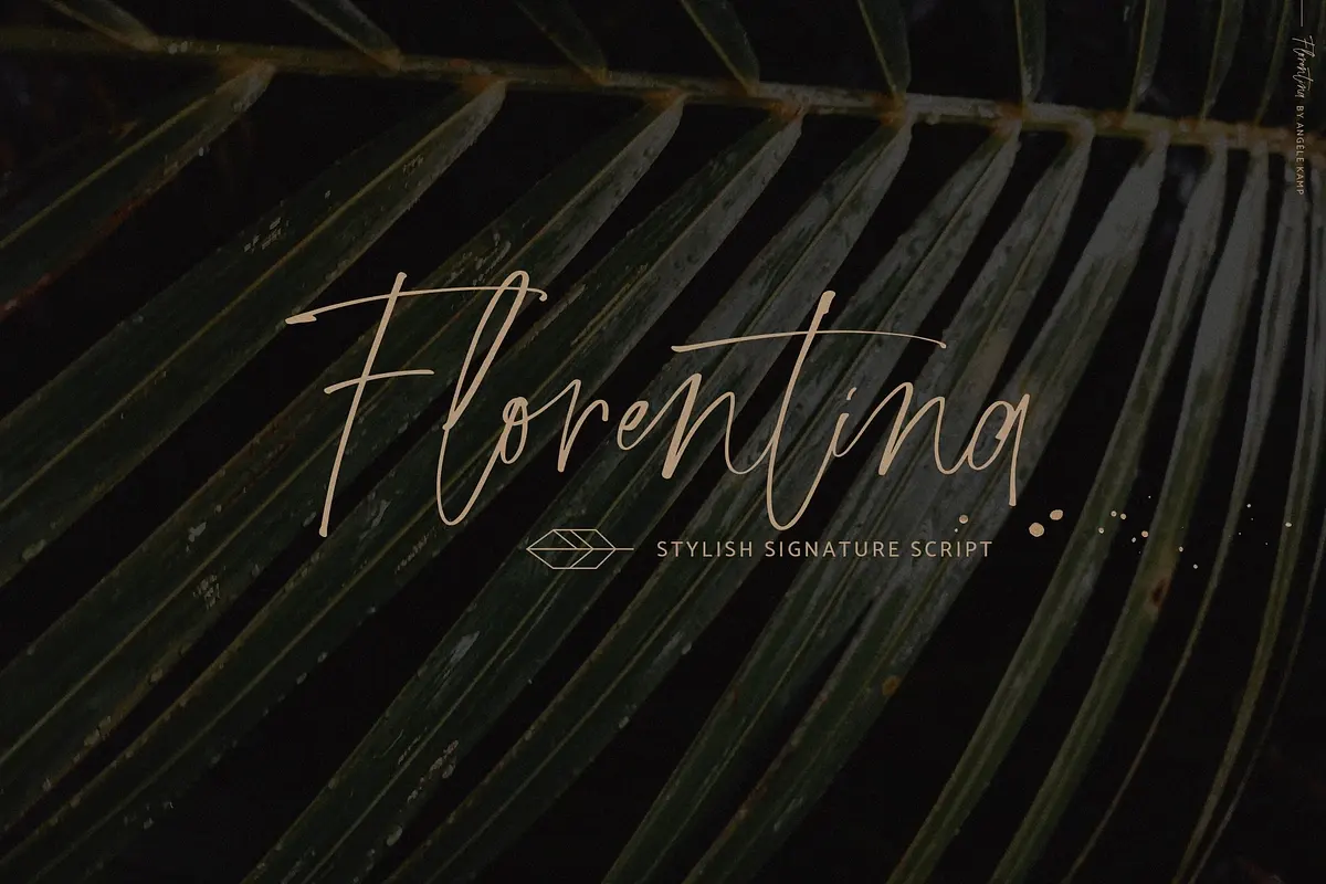 Florentina stylish script font Free Download Free Download