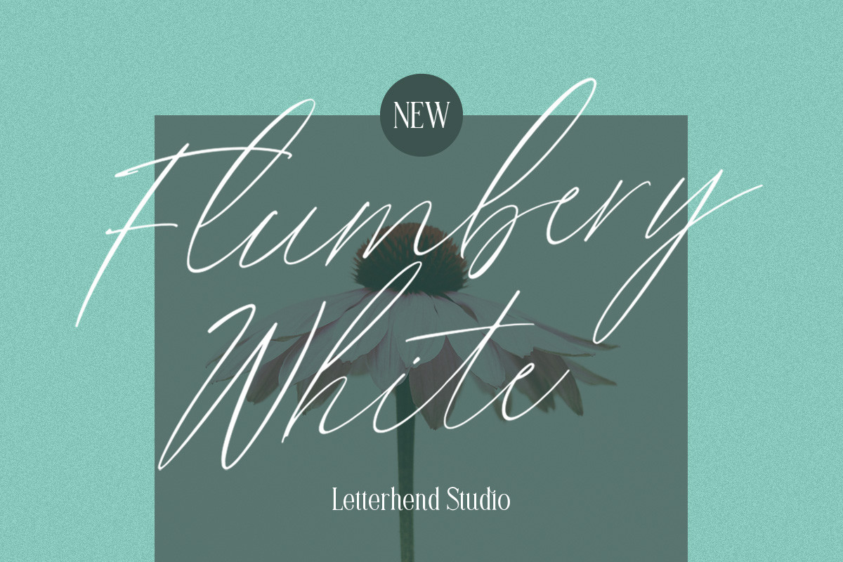 Flumbery White Font Free Download