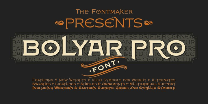 FM Bolyar Pro Font Free Download