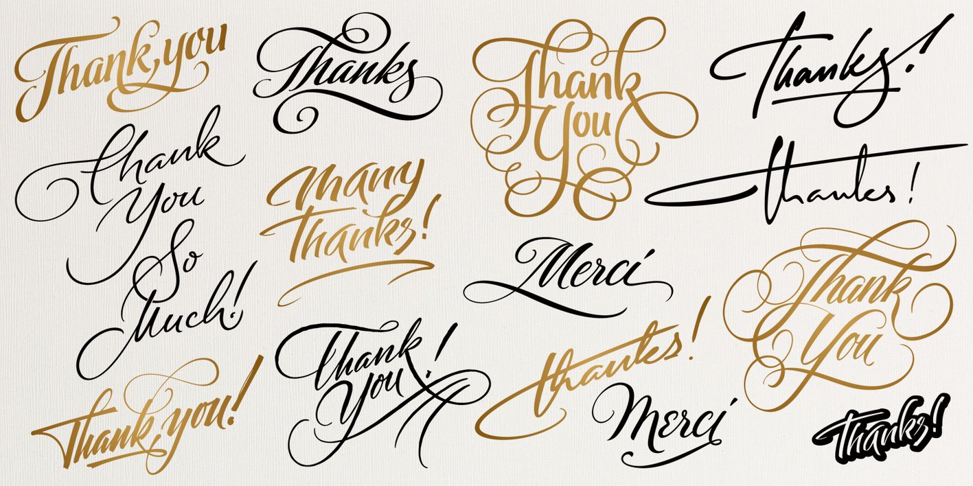 FM Thank You Font Free Download