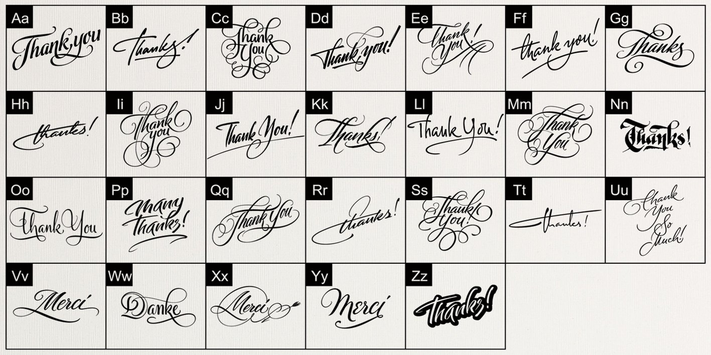 FM Thank You Font Free Download