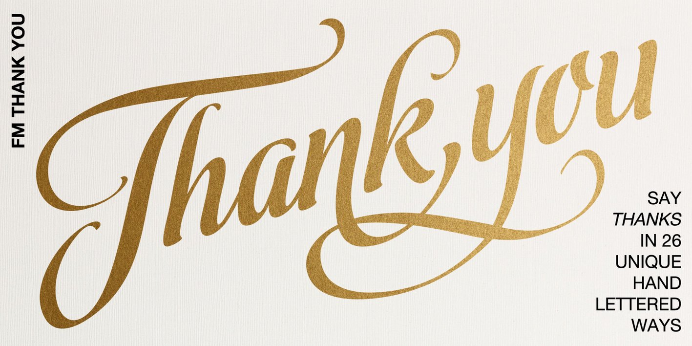 FM Thank You Font Free Download