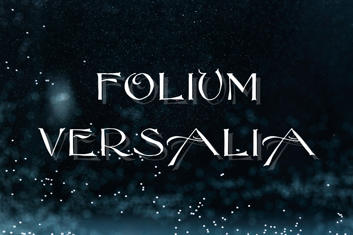 FoliumVersalia Display Font Free Download Free Download