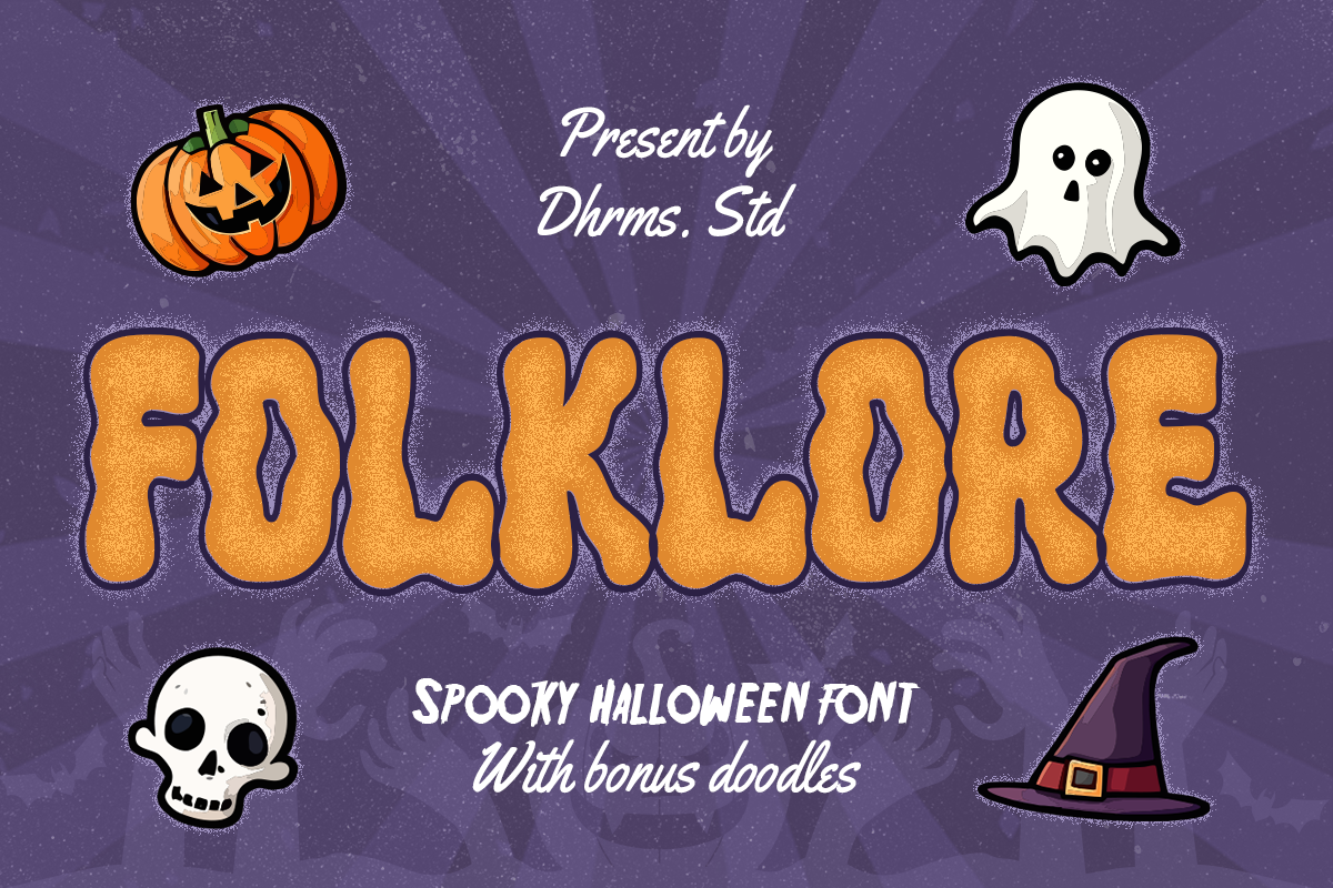 Folklore - Spooky Halloween Font Free Download Free Download