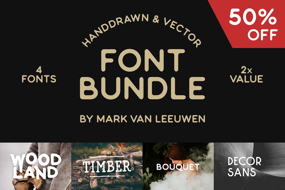 Font Bundle - 50% Off! Free Download Free Download