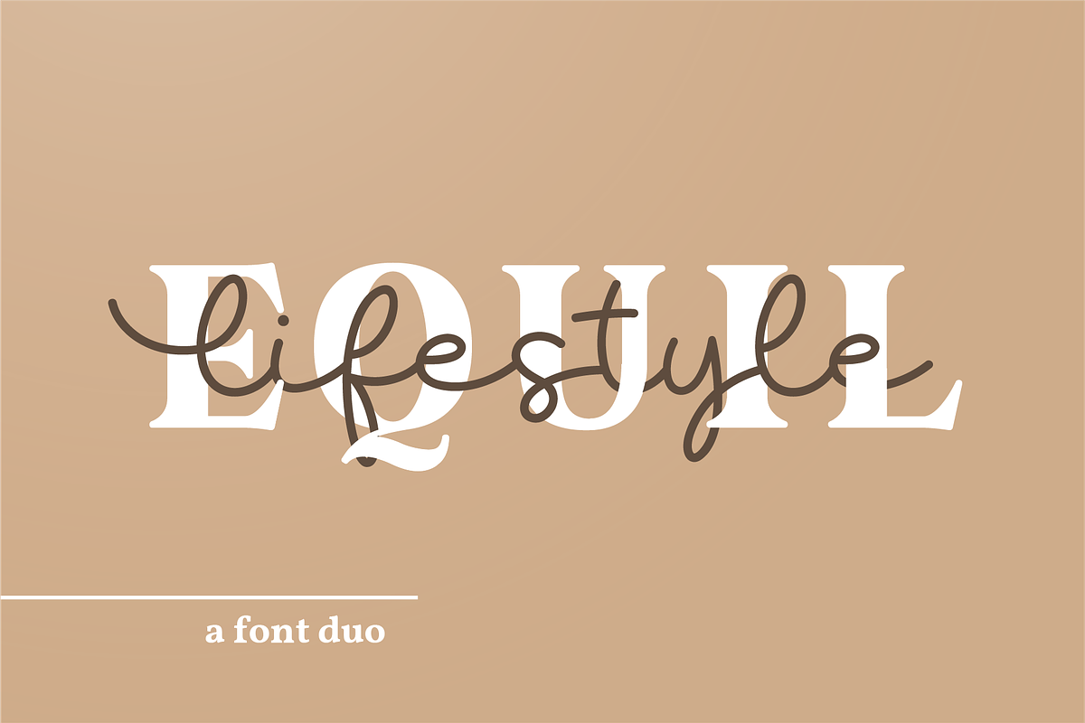 Font Duo I Equil x lifestyle Free Download Free Download