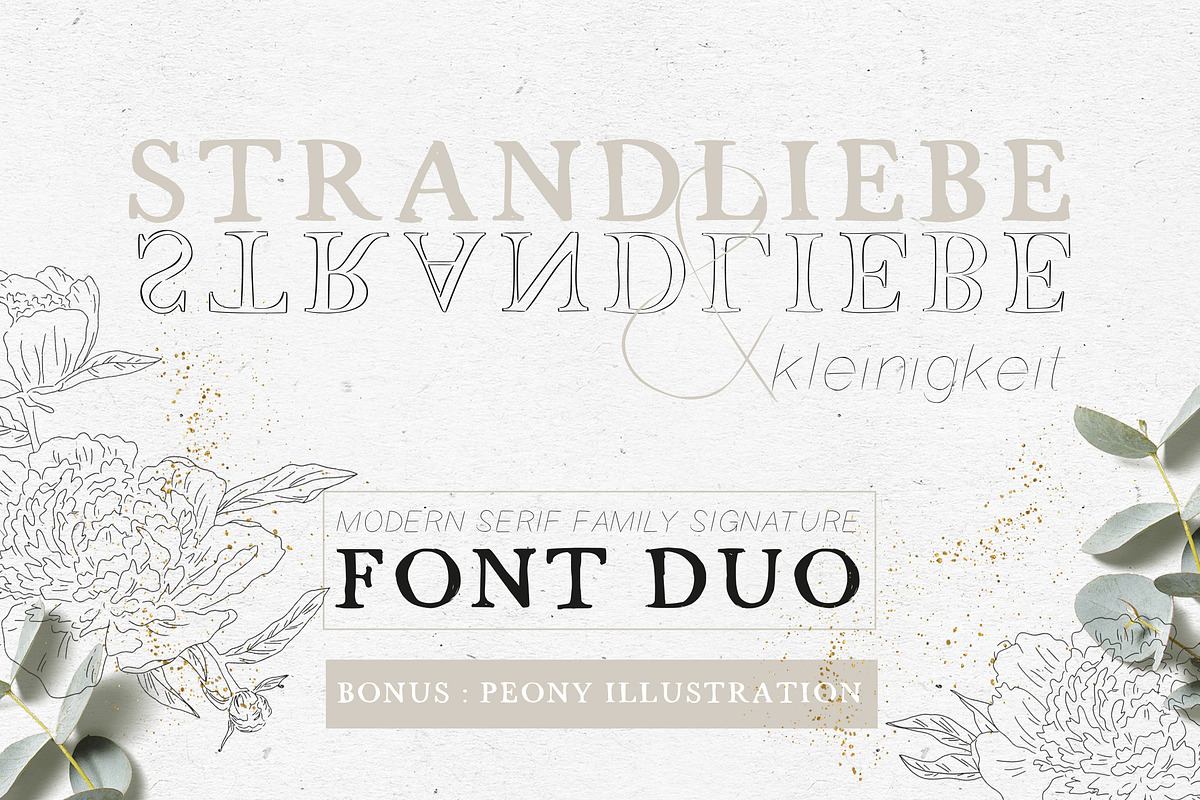 FONT DUO / STRANDLIEBE & kleinigkeit Free Download Free Download