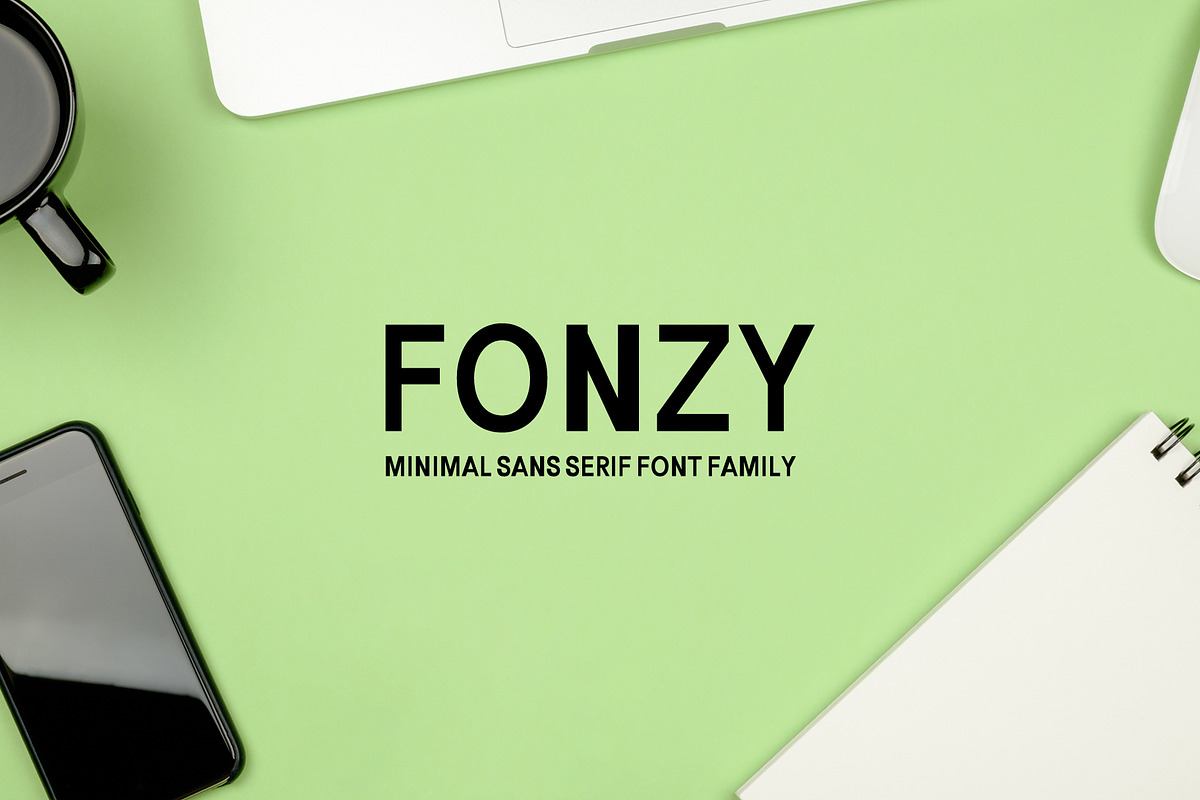 Fonzy Minimal Sans Serif Font Pack Free Download Free Download