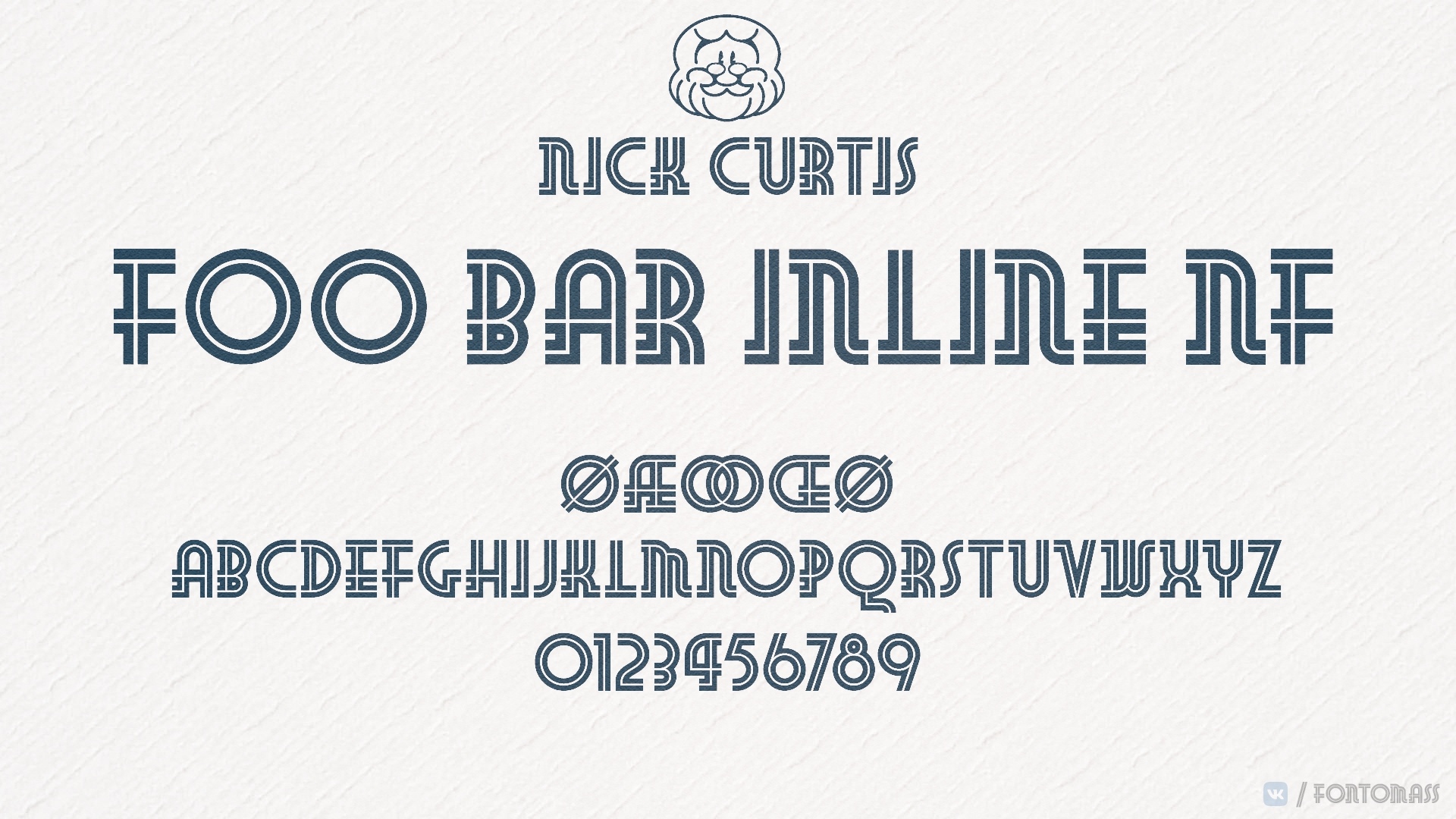 Foo Bar Inline NF Font Free Download