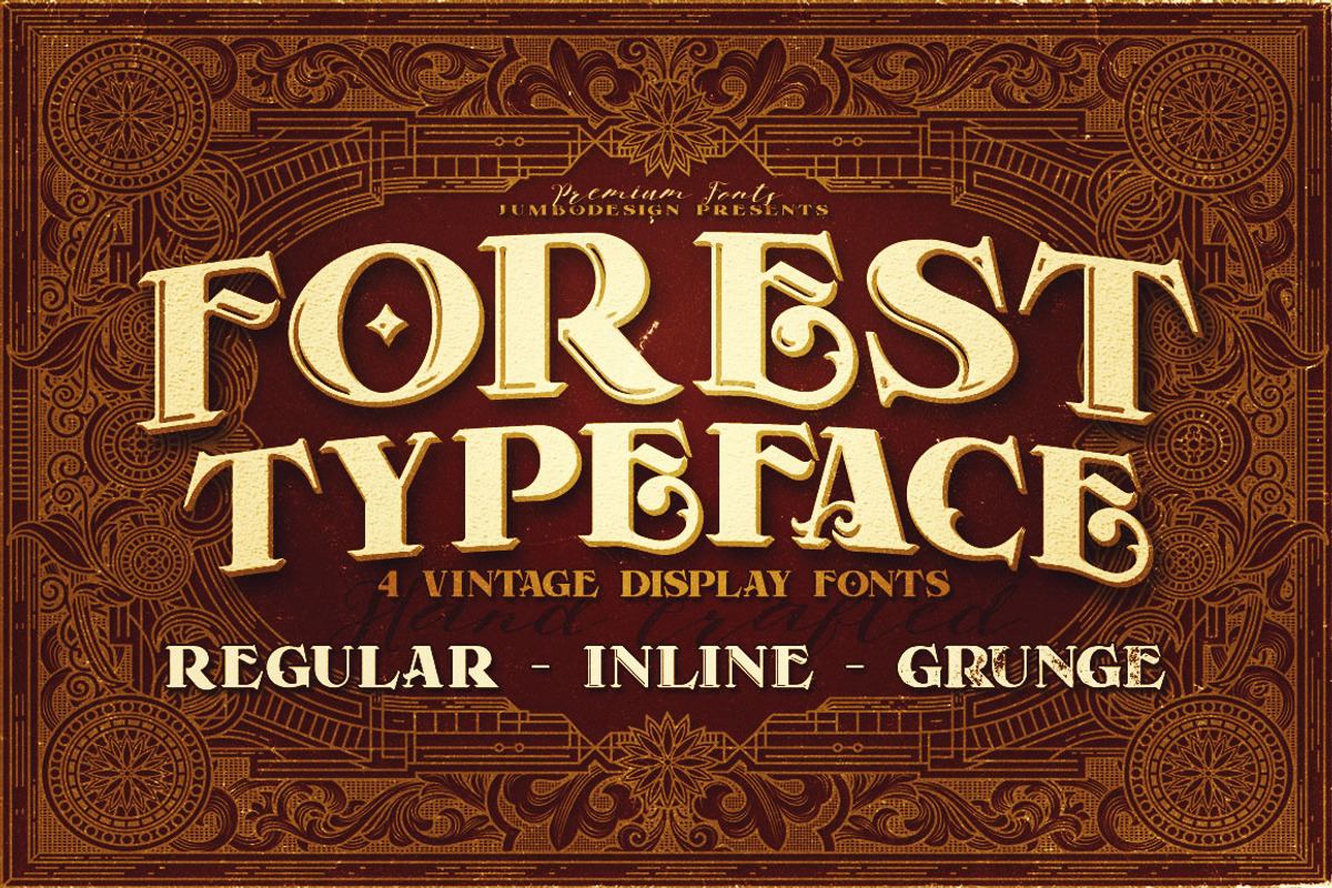 Forest - Display Font Free Download Free Download