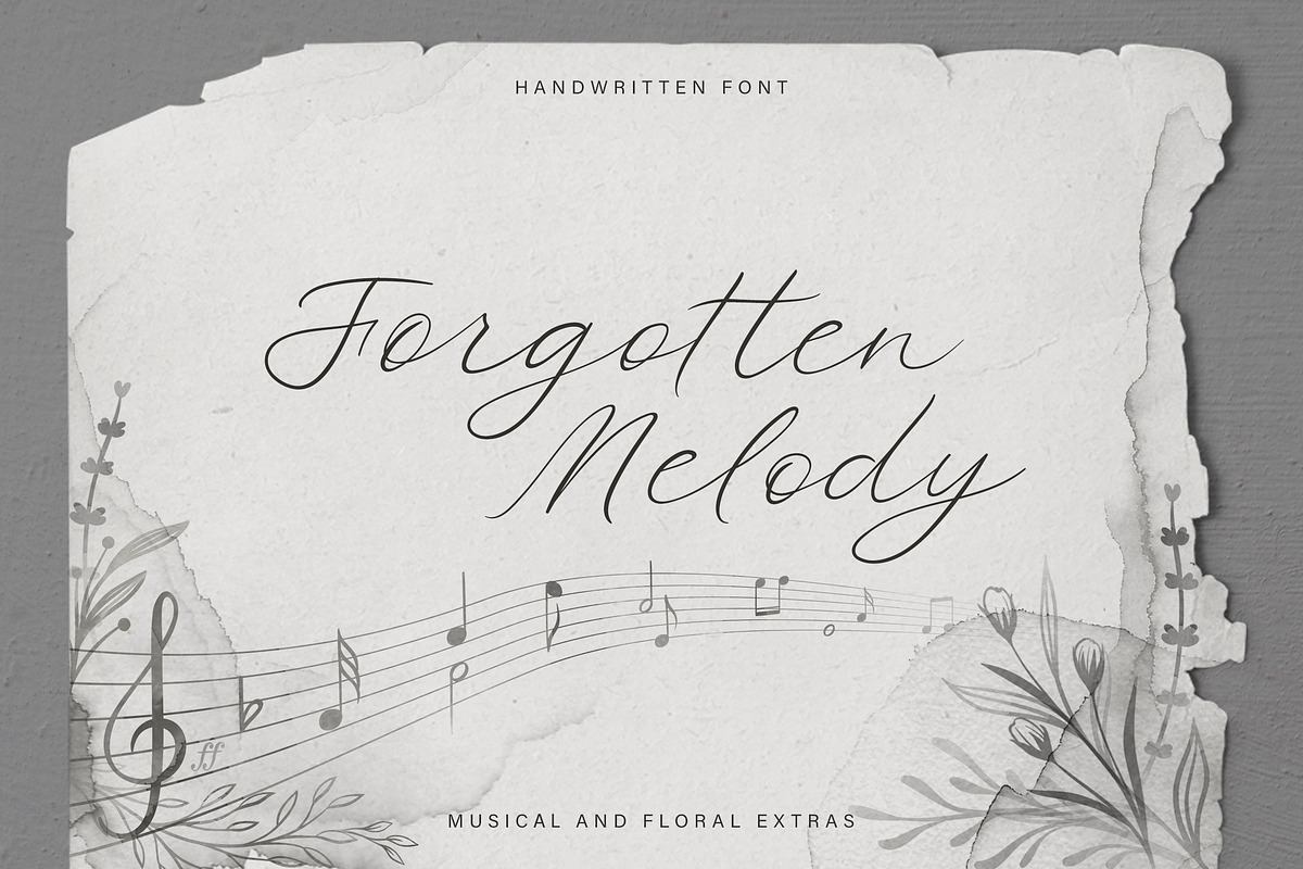 Forgotten Melody Font + EXTRAS Free Download Free Download