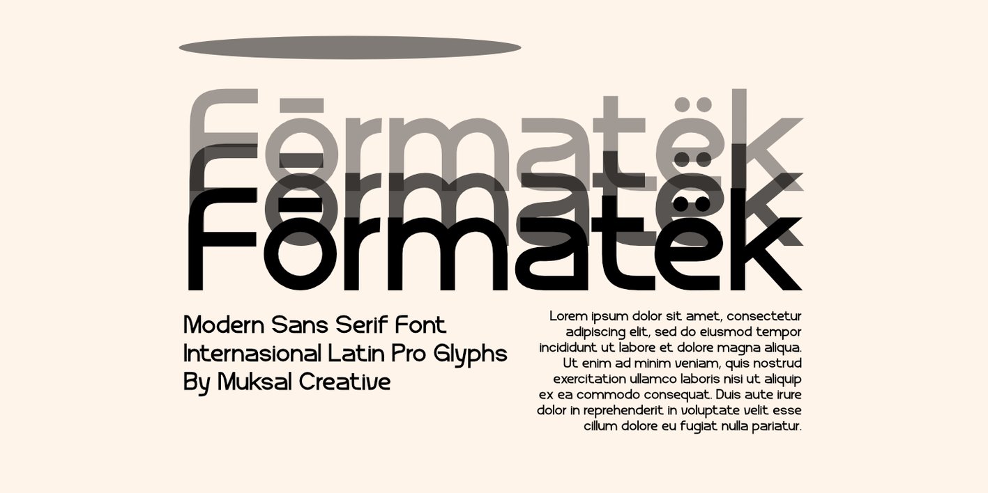 Formatek Font Free Download