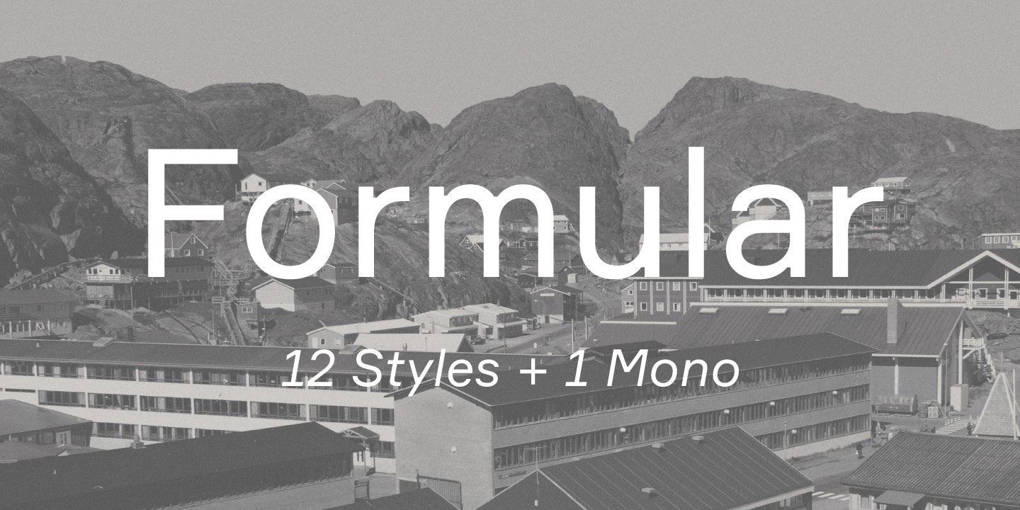 Formular Font Free Download