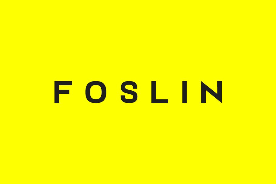 Foslin Font Free Download