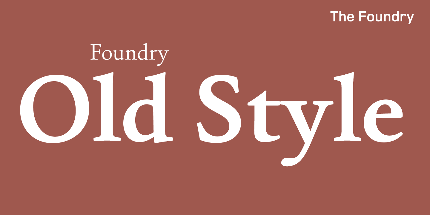 Foundry Old Style Free Download Free Download