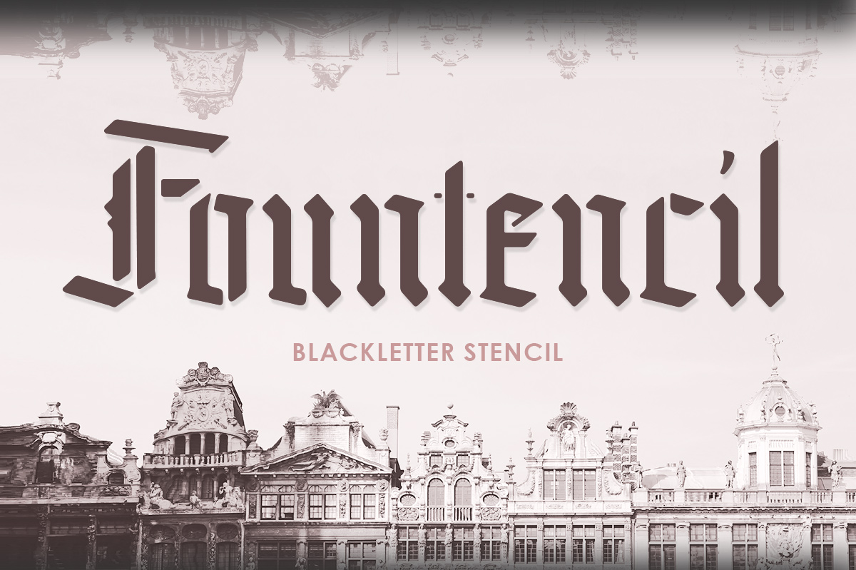 Fountencil Font Free Download